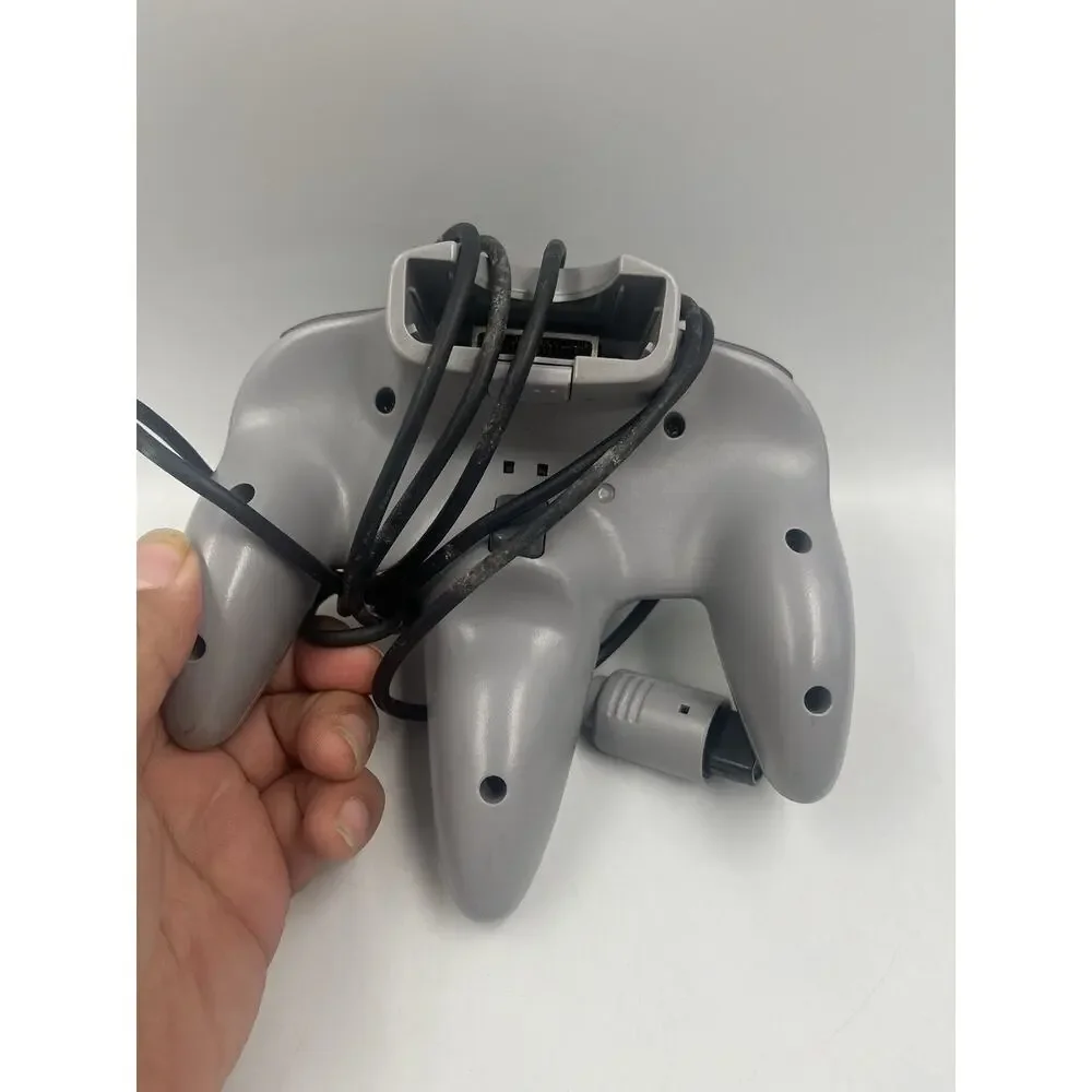Official Nintendo 64 Controller Gray OEM Tight Stick N64 TESTED WORKING